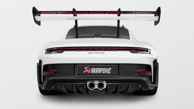 Photo of Akrapovic Titanium Slip-On Race Line Exhaust for the Porsche 992 GT3 RS - Image 4